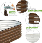 SnugNiture Galvanized Raised Garden Bed - Image 3
