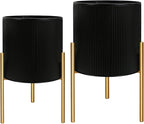ARNIS Modern Plant Pots, Large Size Metal Pots - Image 9