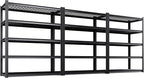 Set of 3 Garage Shelving-3000 lbs 5 Tier Storage Shelves, Adjustable Heavy Duty by Unknown