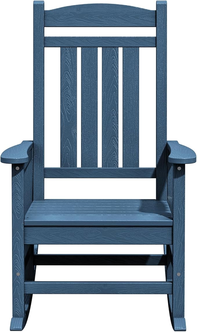 KINGYES HDPE Rocking Chairs Outdoor, Patio Rocking Chairs - Image 10