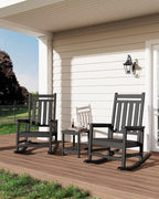 GarveeLife Adirondack Outdoor Side Table 18 x 15 in, HDPE 2-Tier Patio Side - Image 2