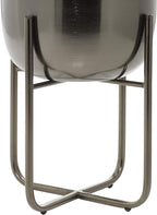 Deco 79 Metal Round Planter - Image 4