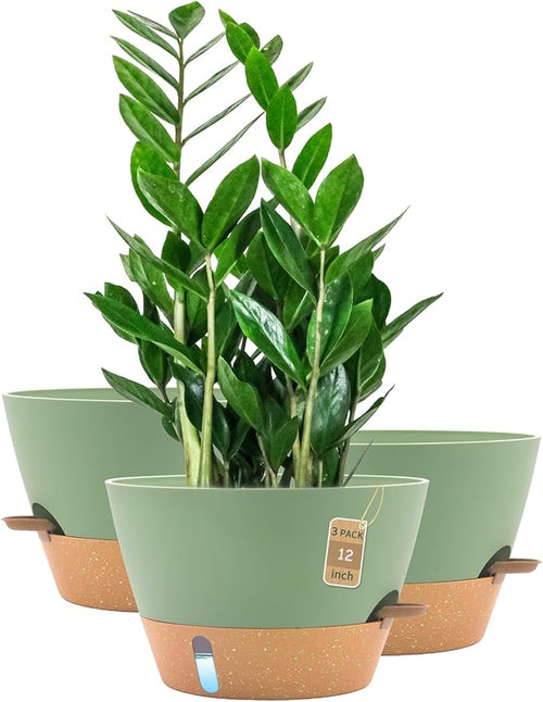 12-Inch Self Watering Planters by FIASON