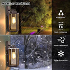 BesLowe Outdoor Wall Light Fixtures, Exterior Waterproof Wall Lanterns - Image 2
