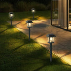 Greluna Solar Lights Outdoor, 6 Pack Waterproof Auto On/Off Solar Pathway Lights - Image 4