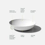 Veradek Mason Series Lane Bowl Planter| - Image 3