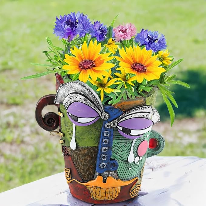 Picasso Brutalist Abstract Face Planter - Image 4