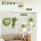 Bamworld Hanging Planters for Indoor Plants Plant Hanger Indoor Hanging Plant - Image 5