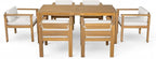 Merax 7-Piece Patio Dining Table Set, Outdoor Furniture Set - Image 9