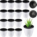 Eccliy 14 Pieces 5 Inch Indoor Plant Pots Self Watering Planters by Eccliy