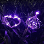 JJGoo Solar Firework Lights, 2 Pack 120 LEDs 2 Lighting Modes Solar Garden - Image 3