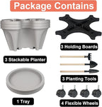 DUNCHATY Stackable Planter, Vertical Garden Planter - Image 8