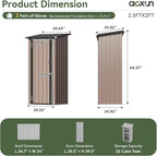 Aoxun Outdoor Storage Shed - Image 6