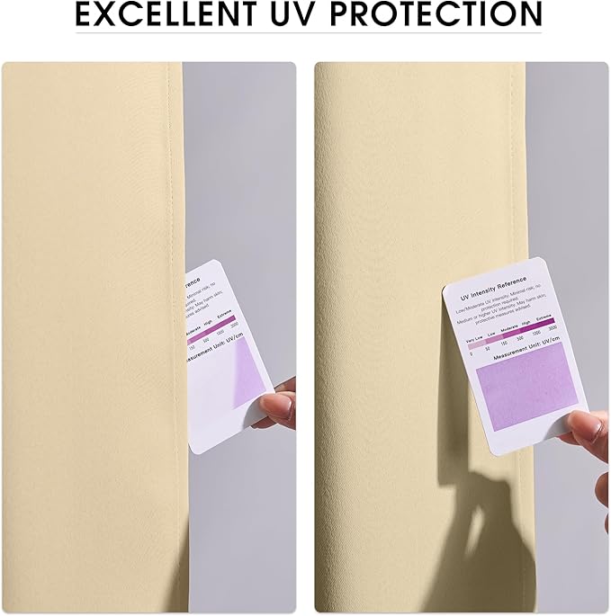 NICETOWN Fade Resistant Outdoor Curtains 2 Panels, Lightfastness Grade 4 - Image 7