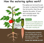 Plant Watering Devices 6 Pack Terracotta Vacation Plant Waterer Wine Bottle - Image 2