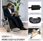 VINGLI 29" Padded Zero Gravity Chair, Lounge Chair - Image 4