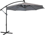 Sunnydaze 10' Solar Offset Patio Umbrella - Image 10