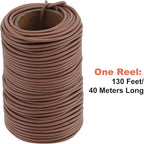 130 Feet Soft Plant Tie Brown Twist Garden Ties - Image 2