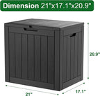Outdoor Storage Box, Resin Deck Boxes Indoor and outdoor, Waterproof Storage - Image 2