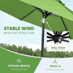 Tempera Patio Market Outdoor Table Umbrella - Image 6