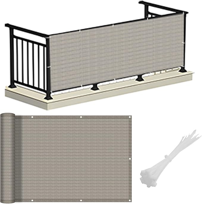 LOVE STORY Balcony Privacy Screen, UV Protection and Weather-Resistant by LOVESTORY