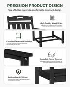 Set of 2 Weatherproof Patio Chairs - Image 6