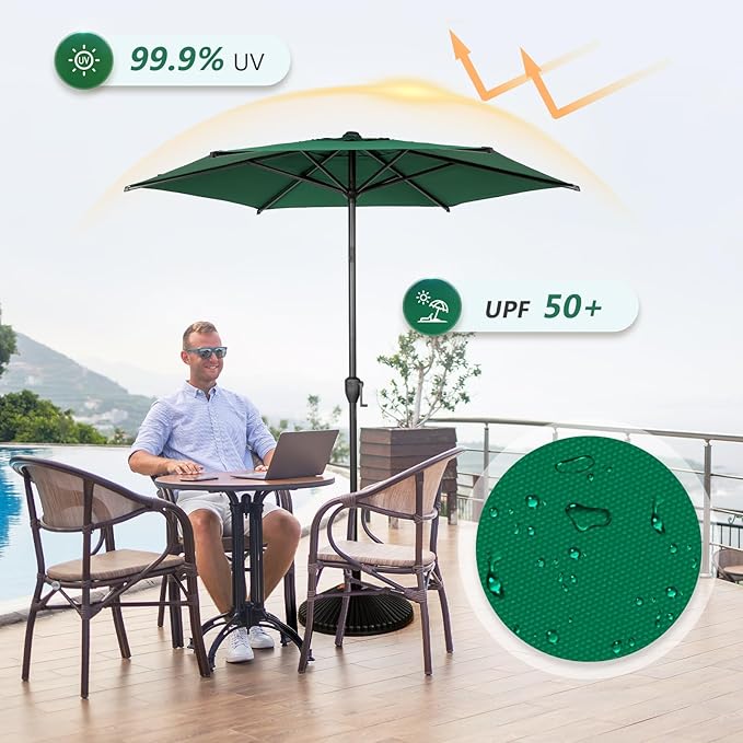 Abba Patio 7.5FT Lyon Outdoor Patio Umbrella Outdoor Table Umbrella - Image 3