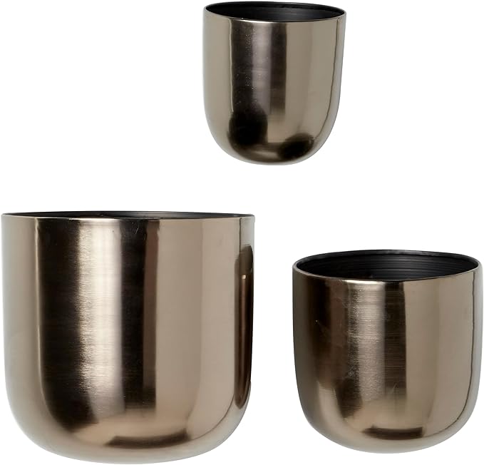Deco 79 Metal Indoor Outdoor Wall Planter Indoor Outdoor Floating Hanging - Image 2