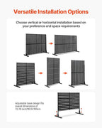 VEVOR Metal Privacy Screen, Garden Divider Panel - Image 5