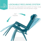 Best Choice Products Folding Zero Gravity Outdoor Recliner Patio Lounge Chair - Image 3