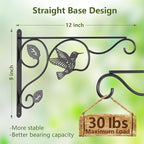 2 Pack Heavy Duty Plant Hooks for Hanging - Image 2