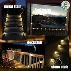 SOLPEX Solar Deck Lights Outdoor 16 Pack, Solar Step Lights Waterproof Led - Image 5