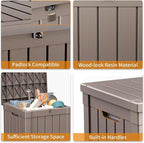 ROJIK Outdoor Storage Housing Deck Box - Image 6