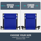 Best Choice Products 30” Wide Folding Zero Gravity Outdoor Recliner Patio - Image 4