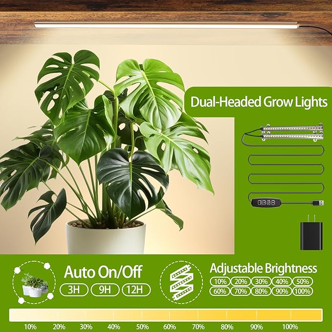 Plant Stand Indoor with Grow Light, 2 Pack Hanging Plant Stand Plant Shelf - Image 4