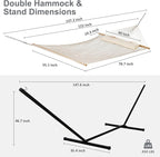 SUNCREAT Double Outdoor Hammock - Image 6