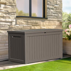 280 Gallon Resin Deck Box, Lockable Patio Outdoor Storage Box - Image 7