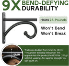 2Pack 6 Inch Plant Hangers for Hanging Baskets, Hanger for Indoor and Outdoor - Image 4