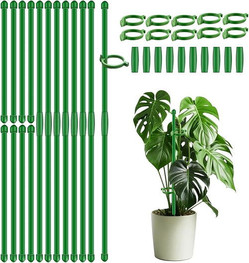 30Pcs Plant Support Stakes 17 inch SupKing Garden Orchid Sticks Extended to 3ft by SupKing