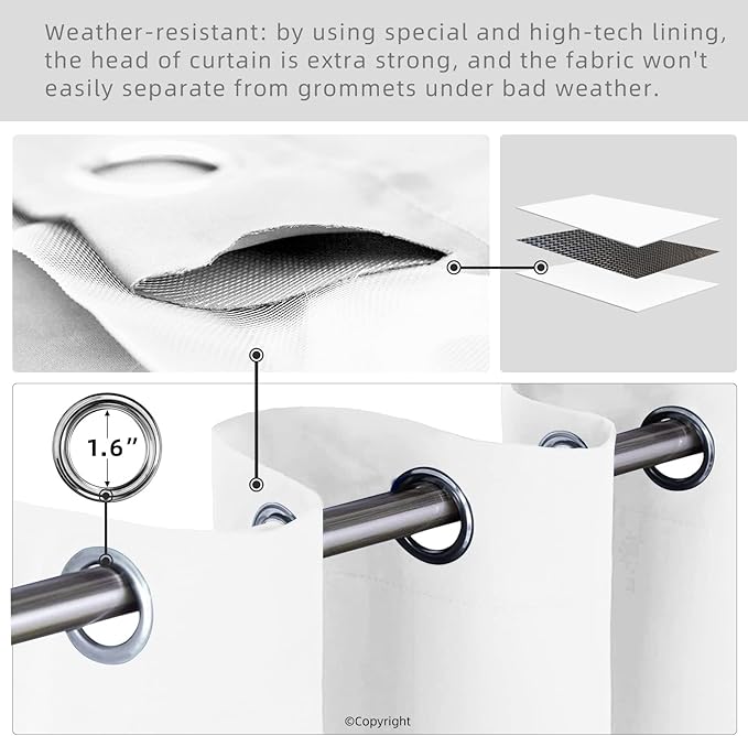 Water Proof Outside Curtains - Image 3