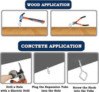 2.2" Screw in Hooks with Safety Buckle Design - Image 6
