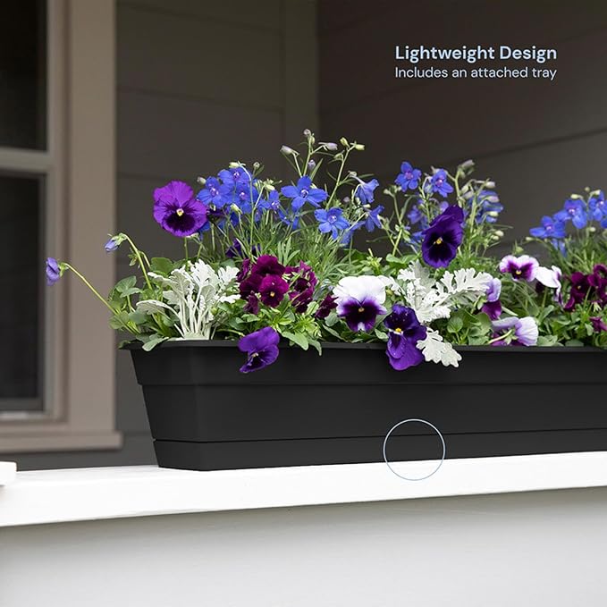 Bloem Dura Cotta Window Box Planter: 30" - Image 2
