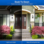 SANSI Dusk to Dawn LED Outdoor Light Bulb A19, 100 Watt Equivalent Energy - Image 2