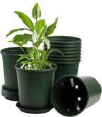 Fasmov 10PCS 1 Gallon Durable Nursery Pot Garden Flower Pots Nursery Plant - Image 4