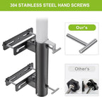 Heavy Duty Deck Railing Umbrella Holder, Adjustable Patio Umbrella Stand - Image 6
