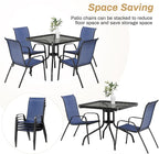 Arlopu 5 Piece Outdoor Patio Dining Set, Porch Furniture - Image 8