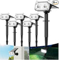WdtPro Upgraded Bright Solar Lights Outdoor Waterproof, Auto ON/Off Solar Spot by WdtPro