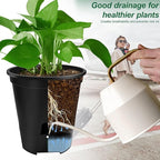 Cdd's Path 5-Pack 6 Inch Naked Root Planter Self Watering Pots Set - Image 3