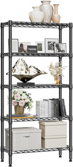 1250 lbs 5 Tier Shelf Metal Storage Shelves Wire Rack Closet Organizers - Image 8