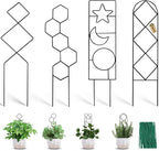 Coomin Small Plant Trellis for Potted Plants, 15in Plant Trellis Indoor by COOMIN